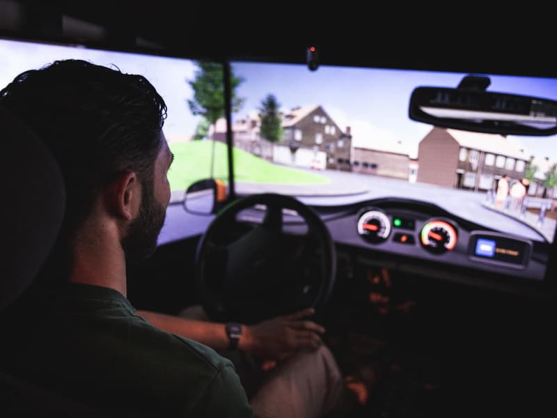 Driving simulator car and automatic - package